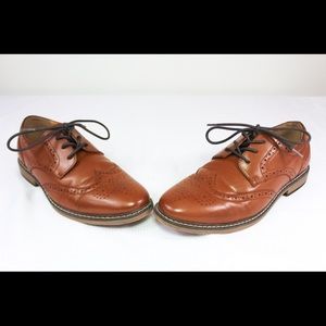 Boys brown dress shoes